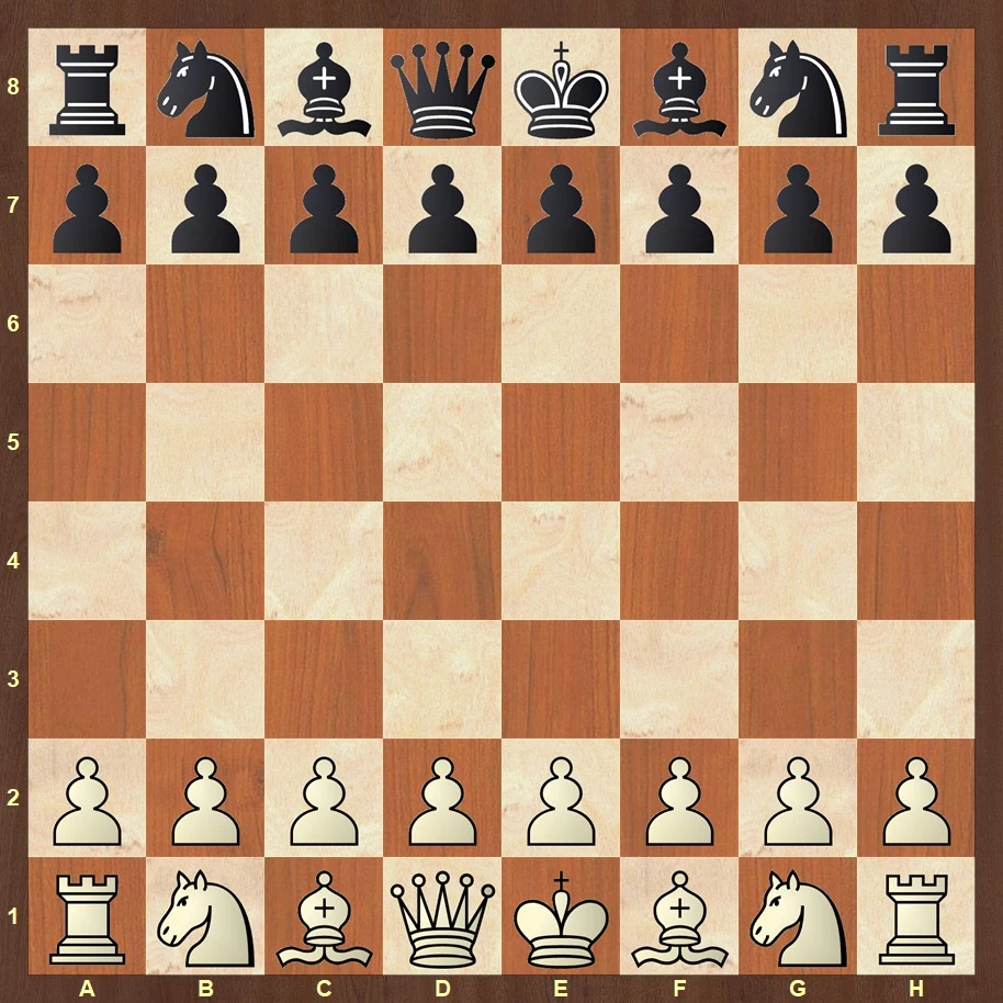 Starting Position of the Pieces
