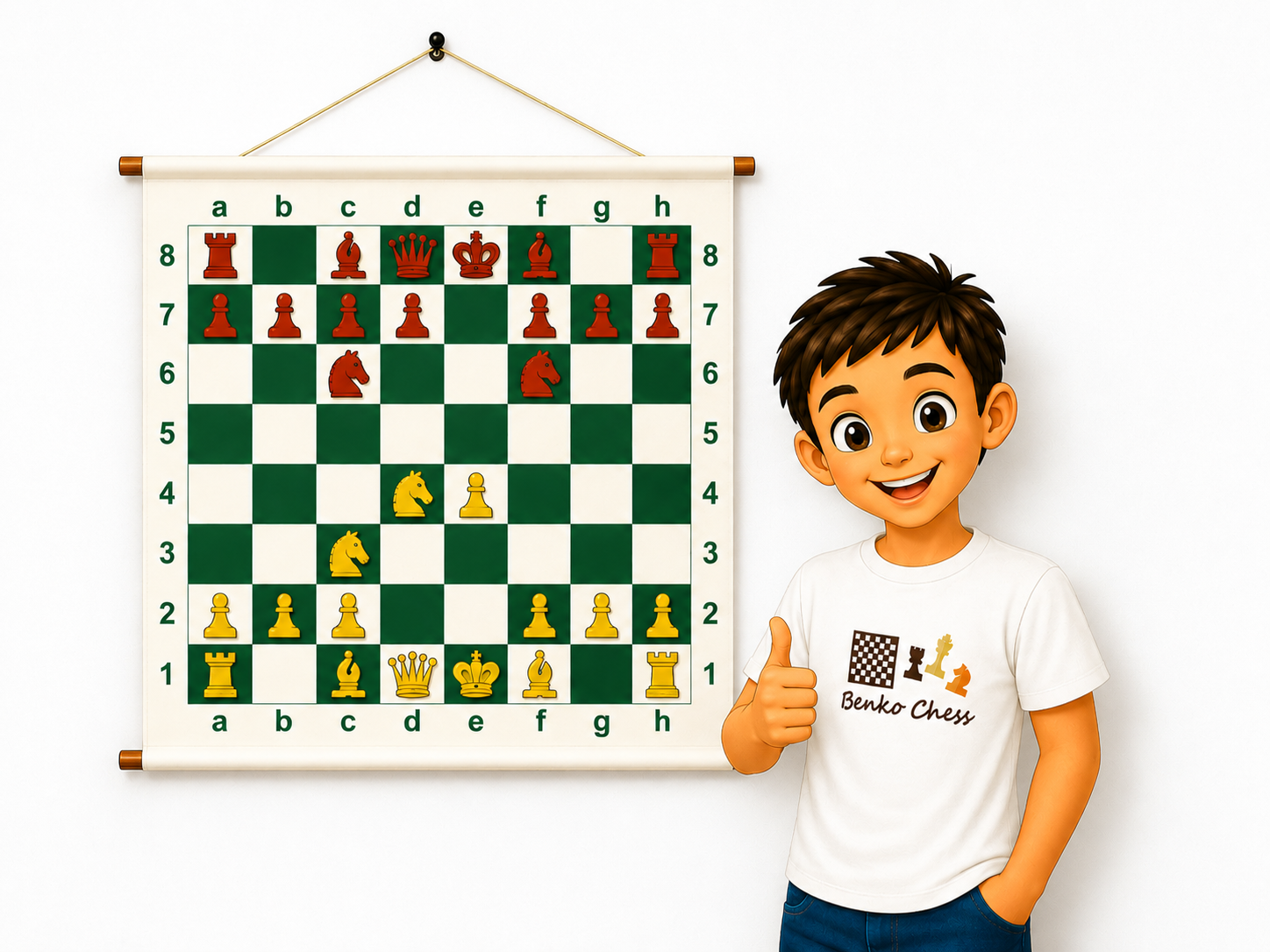 Benko pored demonstracione table