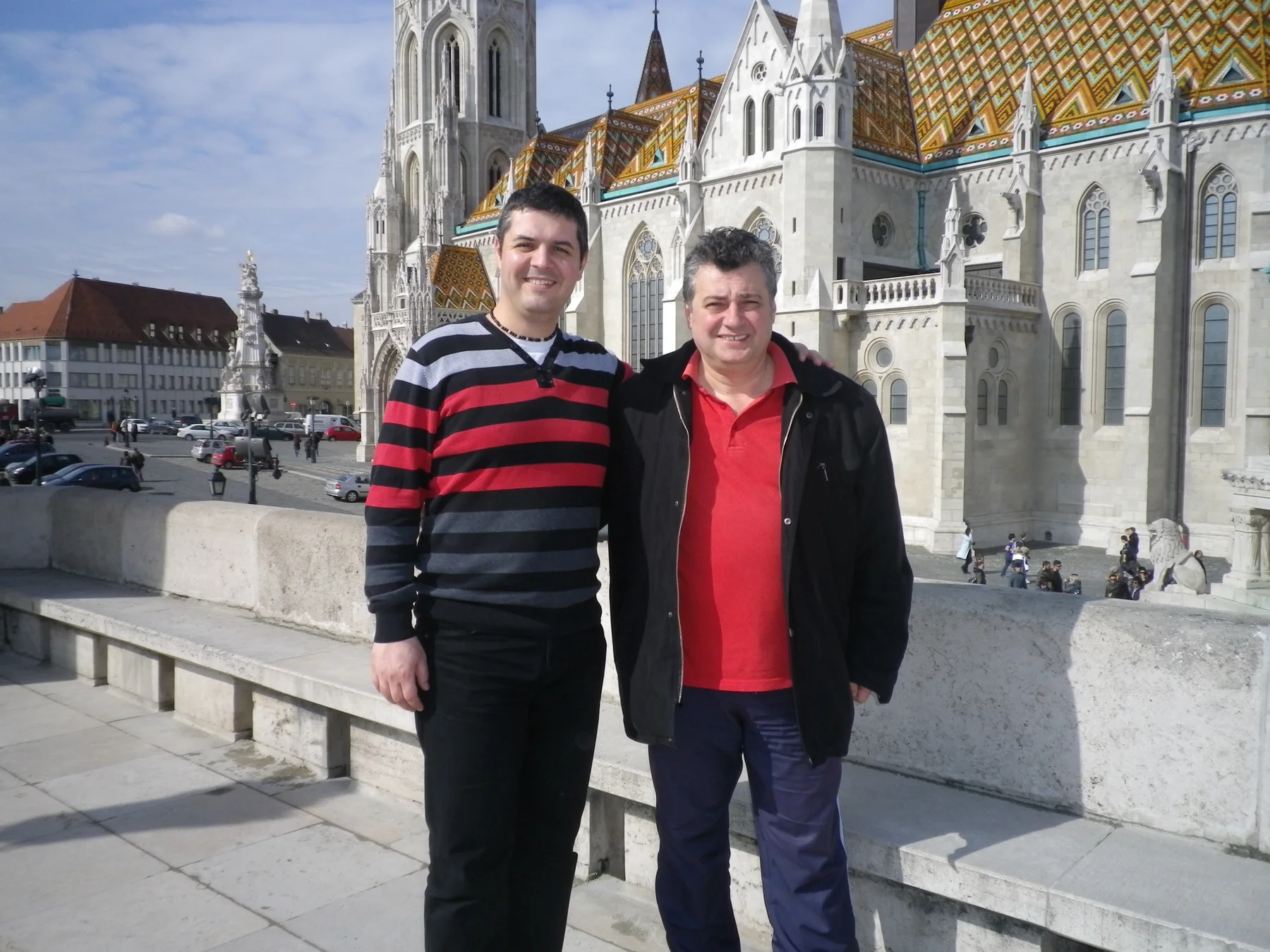 Petar Benković and Dragan Kosić in Budapest 2014