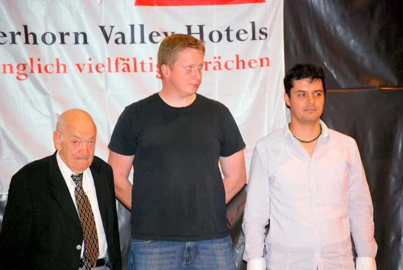 Tri prvoplasirana participants Schweizer Einzelmeisterschaft 2009 u mestu Grächen